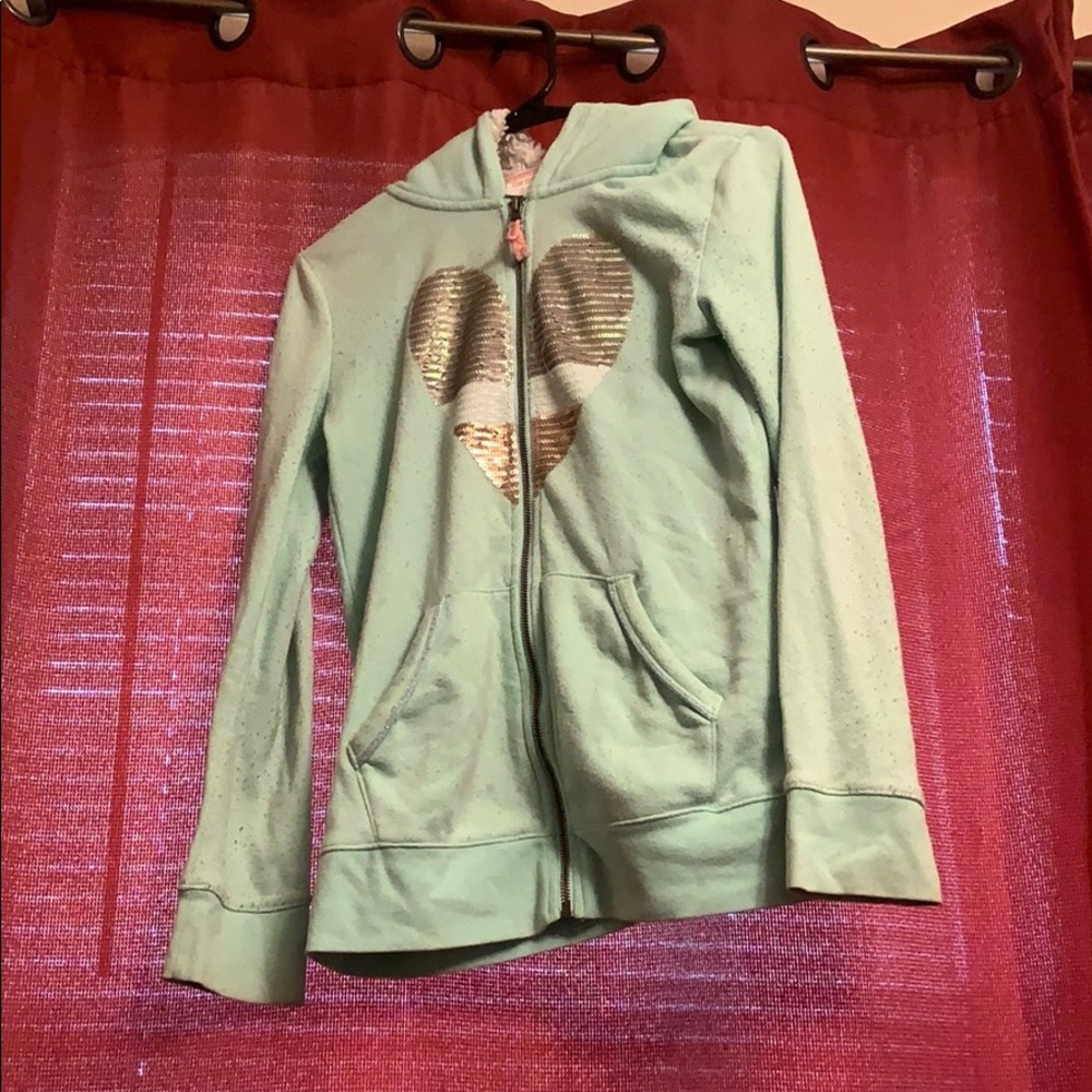 green kids jacket